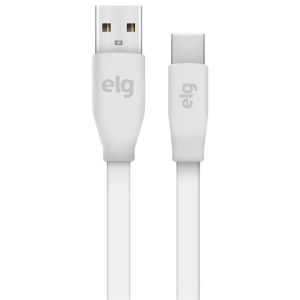 Cabo USB Tipo C TCUSBE 1,25m Branco - ELG