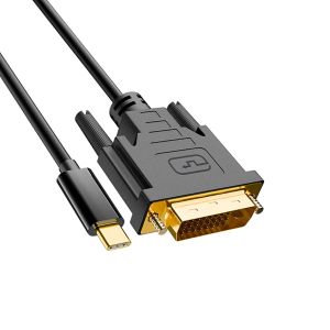 Cabo Conversor USB-C para DVI-D 1.8M 24+1 Pinos - Comtac