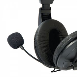 Headset com Microfone Voicer Comfort PH-60BK Preto - C3Tech