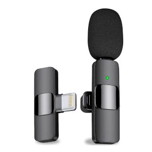 Microfone Lapela Wireless Sem Fio p/ iPhone – K9