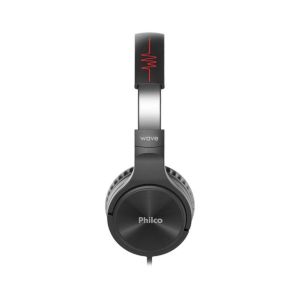 Headphone Wave Flat Bivolt Preto PFO02P - Philco