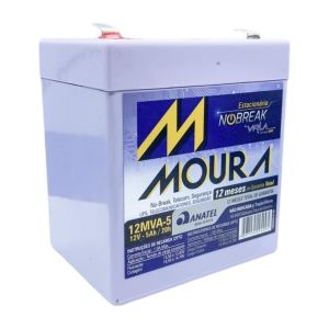 Bateria Selada Para Nobreak 12V 5Ah 12Mva-5 - Moura