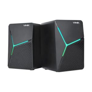 Caixa De Som Gamer Star 6W 2.0 Led Rainbow - Vinik