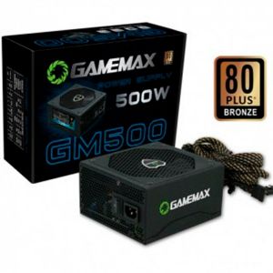 Fonte ATX Gamer GM500 80 Plus Bronze 500W Preto - Gamemax 
