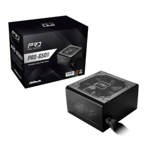 Fonte Pro 650W 80 Plus Bronze Atx 3.1 Pro-650B - Asrock