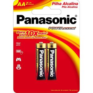 Pilha Alcalina AA C/ 2 - Panasonic