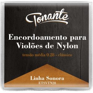 Encordoamento de Nylon para Violão ETSVTN28 - Tonante