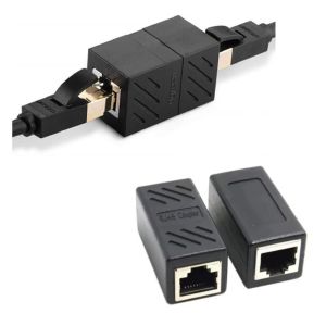 Emenda Extensor RJ45 FxF LA-E10 /1000Mbps - PlusCable