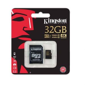 Cartão de Memória 32 GB Micro SD 4K Gold -  Kingston