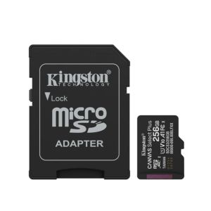 Cartão MicroSD 256GB 150MB/s Canvas Select Plus - Kingston