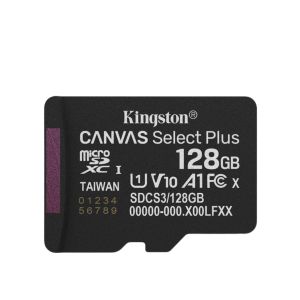 Cartão de memória microSD 128GB Canvas Select Plus-KINGSTON