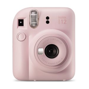 Kit Câmera Instax Mini 12 Rosa 10 fotos e Bolsa Fujifilm