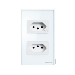 Tomada Dupla Inteligente Wi-Fi ETW 1002 Branca – Intelbras