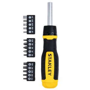 Jogo Chave Fenda Com Catraca + Bits 15pçs STHT60129-LA - Stanley