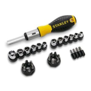 Kit chave catraca multi bits e soquetes 29 pç – Stanley