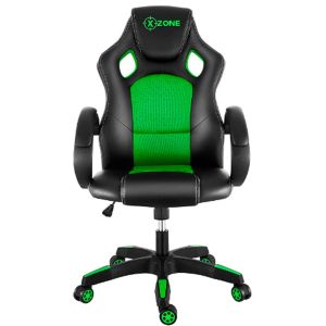 Cadeira Gamer CGR-02 Reclinável Preto e Verde - XZone