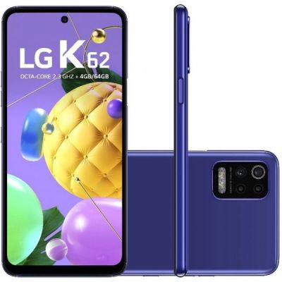 Smartphone K62 6.6" 64GB 04GB RAM Azul LM-K520BMW - LG